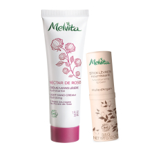  Двойное увлажнение L'ARGAN BIO (L'ARGAN BIO Зволожуючий бальзам для губ 3,5г,  ROSE NECTAR Увлажняющее молочко-вуаль для тела, 30 мл)