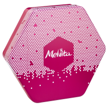 Коробка  подарочная  металлическая розовая 2017